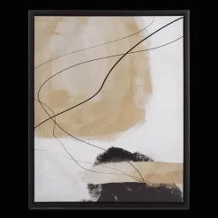 Online Abstract Blush Wave Framed Canvas Printed & Photography Wall Art Canvases