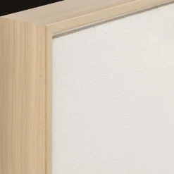 Abstract Tone-on-Tone Circles Framed Art Mixed Media Art