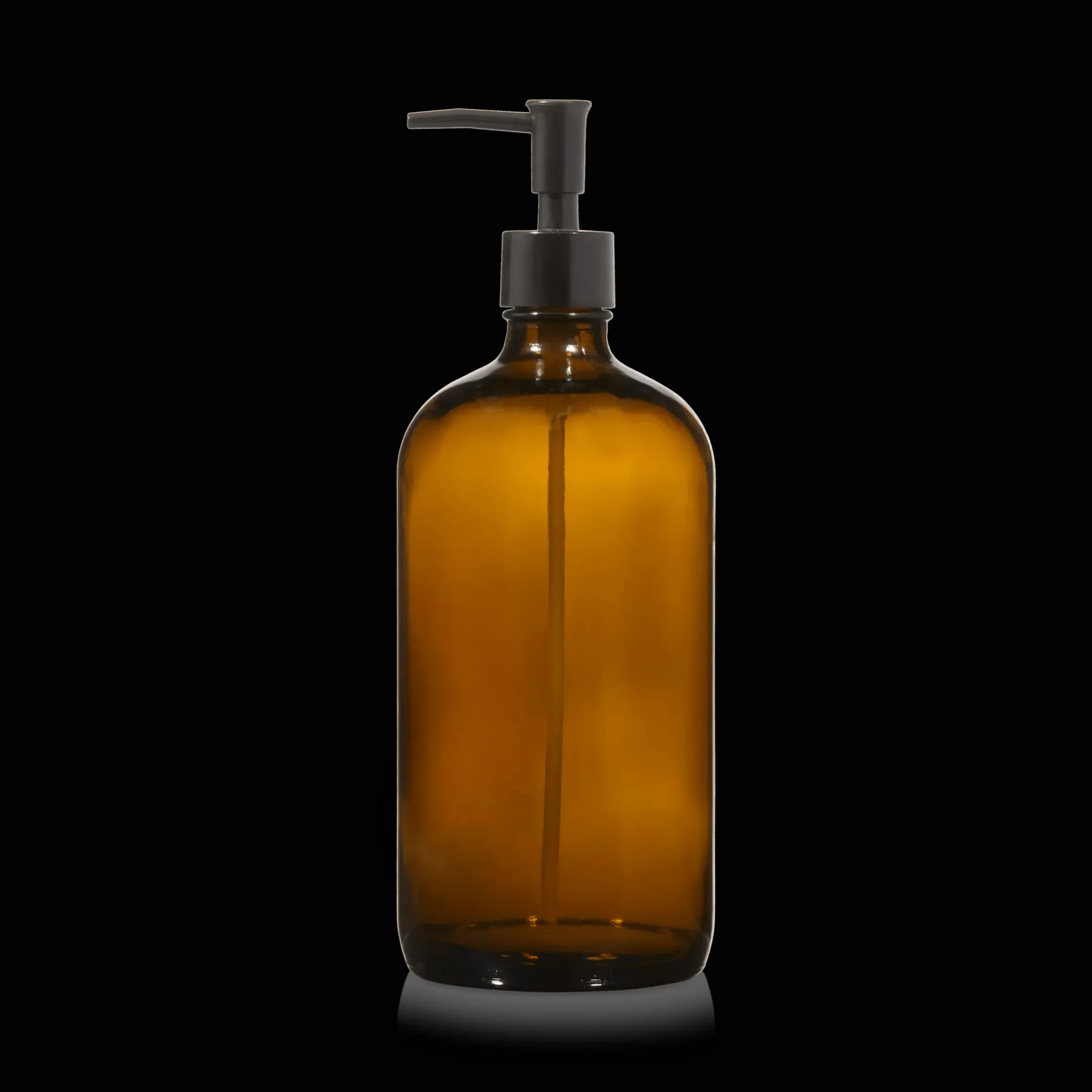 Amber Glass Soap Dispenser Dinnerware|Kitchen & Dining Accessories