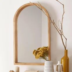 Discount Arched Barn Wood Mirror Mirrors