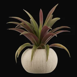 Clearance Artificial Agave Plant in Ribbed Pot Artificial Plants