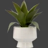 Artificial Aloe in Ceramic Pot Artificial Plants