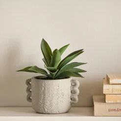 Online Artificial Aloe in Ceramic Pot Artificial Plants