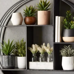 Online Artificial Plant in Colour-Block Pot Artificial Plants