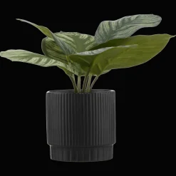 Best Artificial Plant in Striped Ceramic Pot Artificial Plants