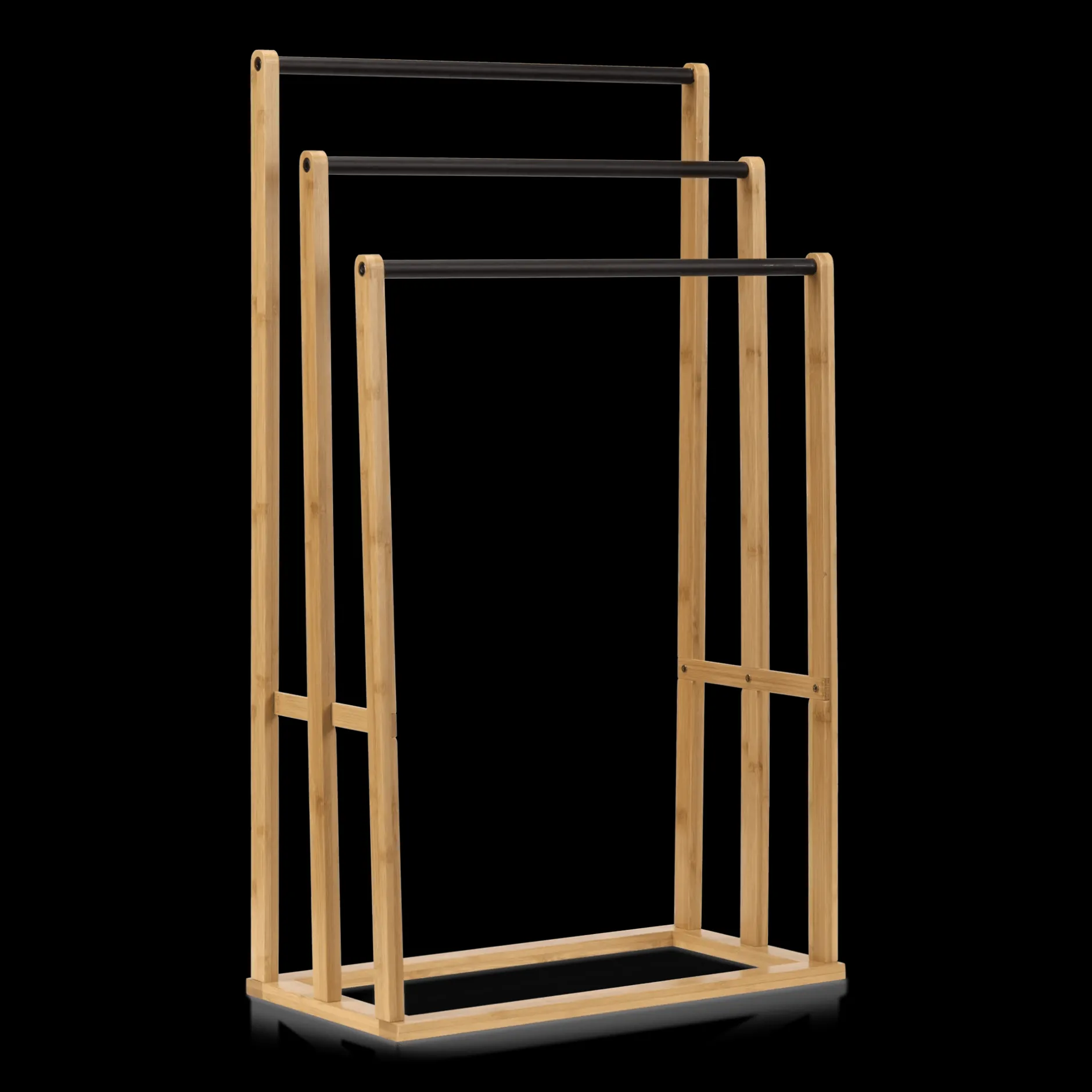 New Bamboo Towel Rack Bathroom Furniture