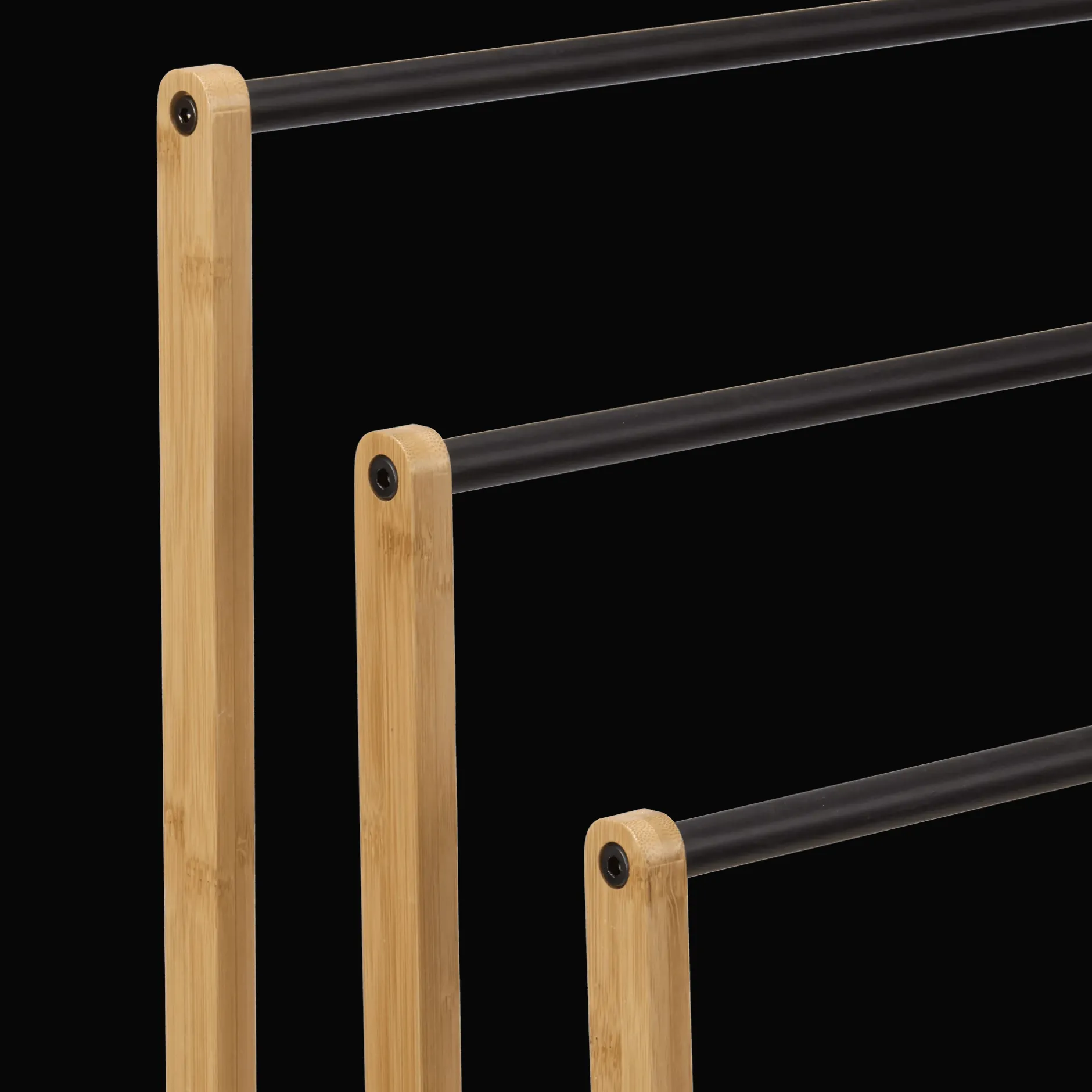 New Bamboo Towel Rack Bathroom Furniture