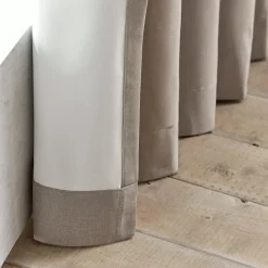 Discount Beige Chambray Blackout Curtain Sheer Curtains & Window Sheer Panels|Blackout Window Curtains