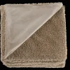 Beige Doodle Boucle Throw Decorative Throws & Blankets