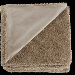 Beige Doodle Boucle Throw Decorative Throws & Blankets