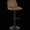 Discount Beige Faux Leather and Metal Bar Stool Furniture Accessories|Bar & Counter Stools