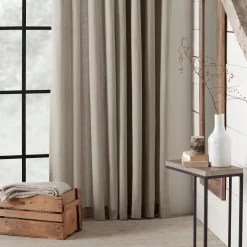 Online Beige Naturia Panel Curtain Sheer Curtains & Window Sheer Panels|Room Darkening & Light Filtering Curtains