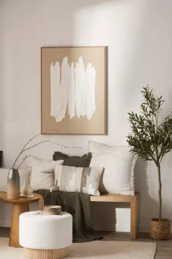 Outlet Beige Palmer Decorative Pillow Decorative Throw Pillows