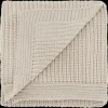 Beige Ribba Throw Decorative Throws & Blankets