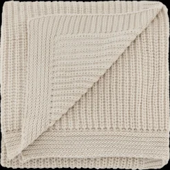 Beige Ribba Throw Decorative Throws & Blankets