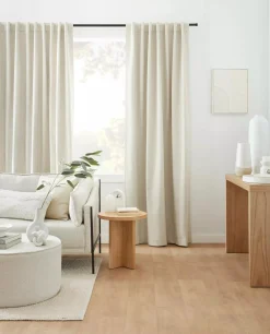 New Beige Taha Rod Pocket Back Tab Blackout Curtain Blackout Window Curtains|Sheer Curtains & Window Sheer Panels