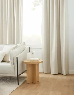 New Beige Taha Rod Pocket Back Tab Blackout Curtain Blackout Window Curtains|Sheer Curtains & Window Sheer Panels