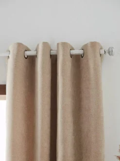 Outlet Beige Tajo Panel Curtain Sheer Curtains & Window Sheer Panels|Room Darkening & Light Filtering Curtains