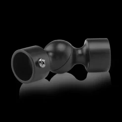 Outlet Black Adjustable Connecting Elbows Curtain Rod Set Accessories|Curtain Rods