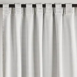 Outlet Black And White Dayni Blackout Back-Tab Curtain Sheer Curtains & Window Sheer Panels|Blackout Window Curtains