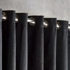 Outlet Black Artemesia Blackout Curtain Sheer Curtains & Window Sheer Panels|Blackout Window Curtains