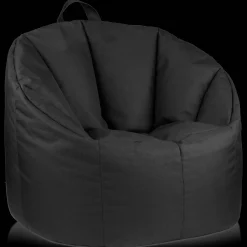 Outlet Black Canvas Bean Bag Junior Bedroom Furniture