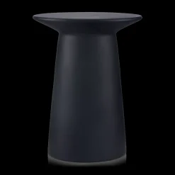 Clearance Black Cement Hourglass Side Table Side Tables|Coffee Tables & Side Tables