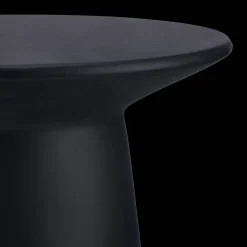 Clearance Black Cement Hourglass Side Table Side Tables|Coffee Tables & Side Tables