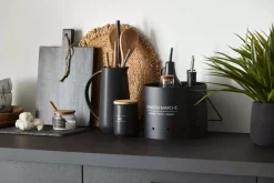 Discount Black Ceramic Garlic Container Dinnerware|Kitchen & Dining Accessories