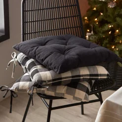 New Black Chair Pad Dinnerware|Kitchen & Dining Accessories