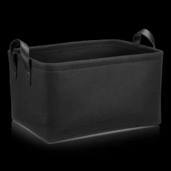 Best Black Chita Storage Basket with Handles Storage Baskets & Hampers|Storage & Baskets