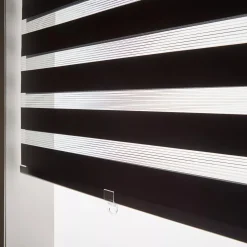 Hot Black Cordless Sheer Shade Window Blinds & Shades