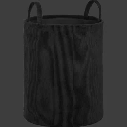 Online Black Corduroy Hamper Junior Decorative Accessories