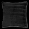 Hot Black Cougar Faux Fur Throw Pillow Decorative Throw Pillows