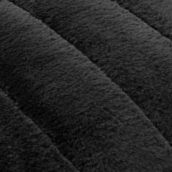 Hot Black Cougar Faux Fur Throw Pillow Decorative Throw Pillows