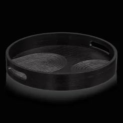 Discount Black Engraved Tray Home Decorative Items & Objects