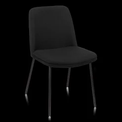 Hot Black Fabric and Metal Dining Chair Furniture Accessories|Dining Chairs