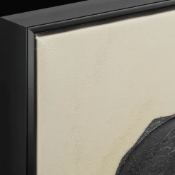 Sale Black Leaf in a Vase Framed Art Oil Paintings