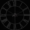 Best Black Metal Wall Clock Wall Decorations