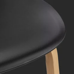 Best Black Plastic and Wood Metal Veneer Counter Stool Furniture Accessories|Bar & Counter Stools