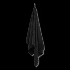 Hot Black Ribbed Bath Towel Bath Towels