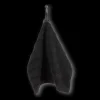 New Black Ribbed Washcloth Bath Towels