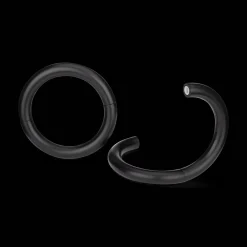 Black Set of 2 Magnetic Metal Holdbacks Curtain Rod Set Accessories|Curtain Rods