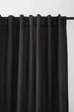 Sale Black Taha Rod Pocket Back Tab Blackout Curtain Sheer Curtains & Window Sheer Panels|Blackout Window Curtains