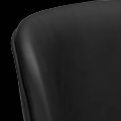 Sale Black Textured Faux Leather & Metal Adjustable Bar Stool Furniture Accessories|Bar & Counter Stools