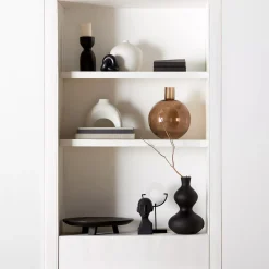 Discount Black Wood Raised Tray Home Decorative Items & Objects