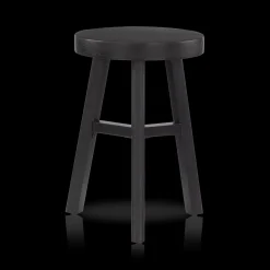 Discount Black Wood Stool Bathroom Furniture
