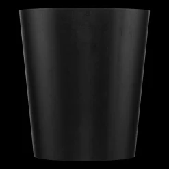 Black Wood Waste Bin Storage Baskets & Hampers|Storage & Baskets