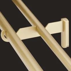 Outlet Blackout Curtains Double Rod Set - Diameter 19mm Curtain Rods