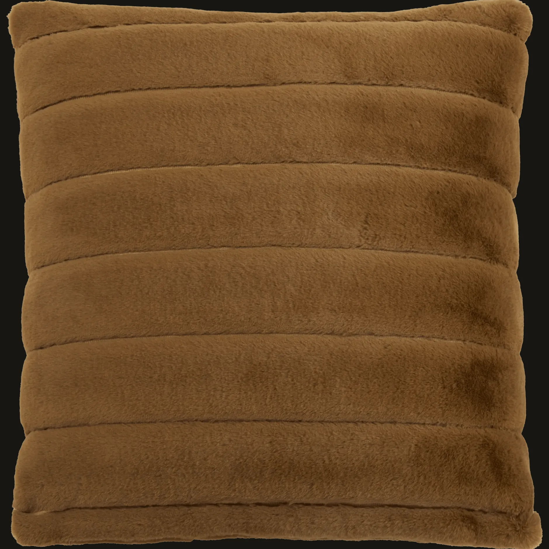 Outlet Brown Cougar Faux Fur Throw Pillow Decorative Throw Pillows